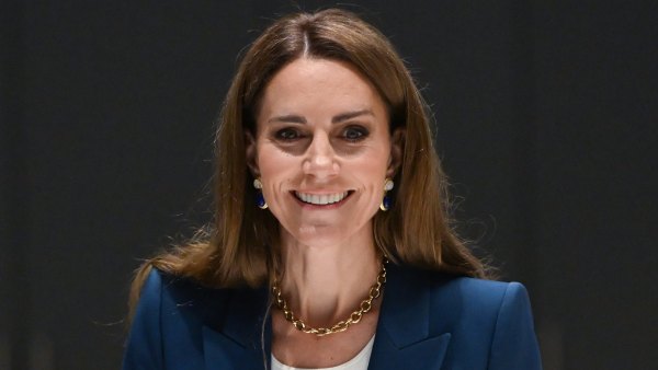 Catherine, Princess of Wales smiles in The Cloth Working Centre during a visit to the V&A East Storehouse on June 10, 2025 in London, England. Opened on 31 May, V&A East Storehouse reinvents the idea of a museum store and offers free, unprecedented public access to the V&A collections and archives.
