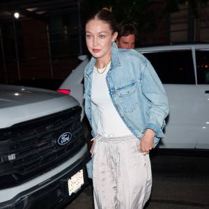 Gigi Hadid are seen on June 13, 2025 in New York City.