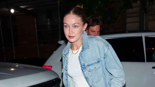 Gigi Hadid are seen on June 13, 2025 in New York City.