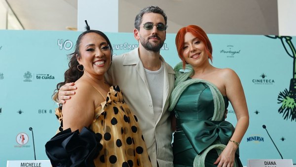 Michelle Rodríguez, Luis Gerardo Méndez y Diana Bovio de 'Mentiras, la serie'