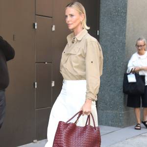 Charlize Theron is seen on June 24, 2025 in New York City.