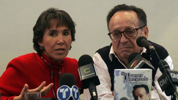 Florinda Meza y Roberto Gómez Bolaños en foto de archivo de 2007.