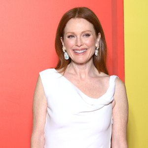 PARIS, FRANCE - DECEMBER 16: Julianne Moore attends the "The Room Next Door" Premiere at Pathe Palace on December 16, 2024 in Paris, France. (Photo by Marc Piasecki/WireImage)