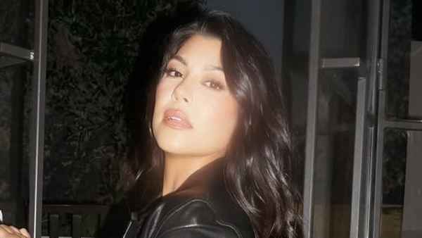 Kourtney Kardashian Shows Off Sexy Naked Dress While Skipping Jeff Bezos’ Wedding