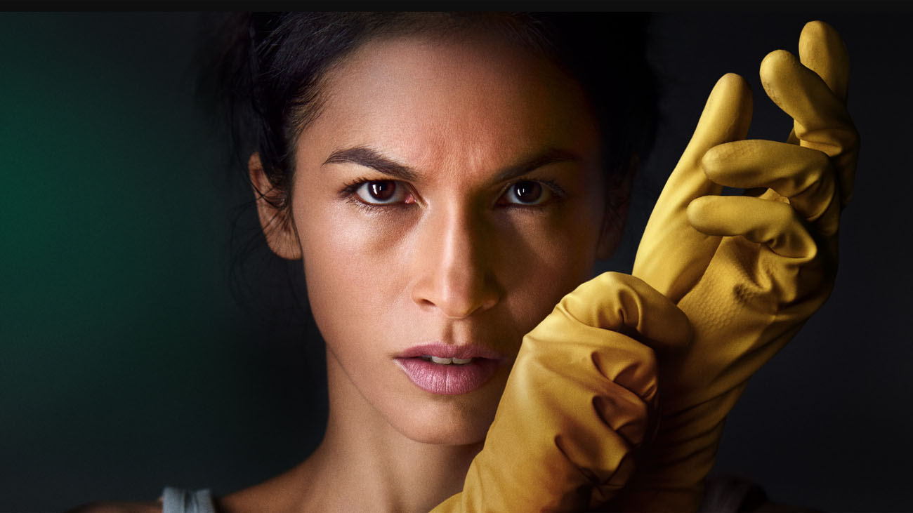 Élodie Yung in The Cleaning Lady