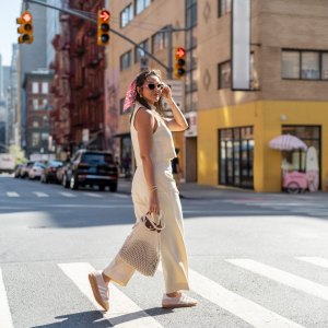Portrait of Luxury Modern Woman in New York City