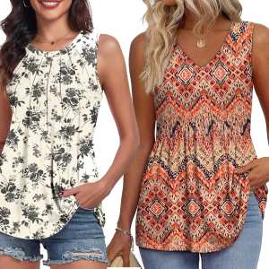 pink, floral and orange tank top amazon