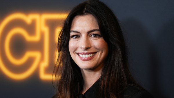 NEW YORK, NEW YORK - OCTOBER 08: Anne Hathaway attends "The Apprentice" New York premiere at the DGA Theater on October 08, 2024 in New York City. (Photo by John Nacion/Getty Images)