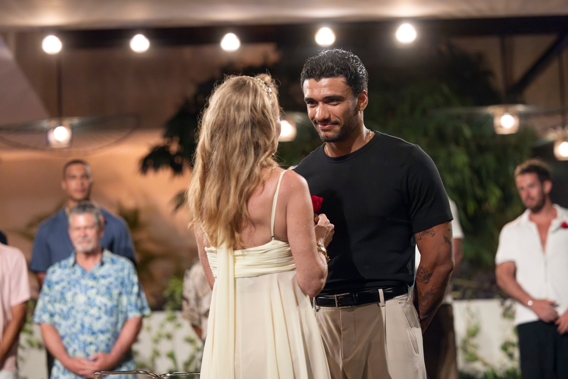 Bachelor in Paradise's April and Jonathon Break Down Rose Ceremony