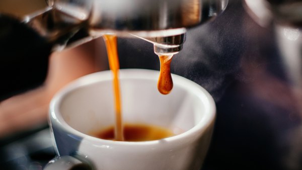 Modern coffee maker on a kitchen counter representing Amazon Prime Day coffee maker deals