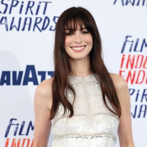 Anne Hathaway attends the 2024 Film Independent Spirit Awards on February 25, 2024 in Santa Monica, California.