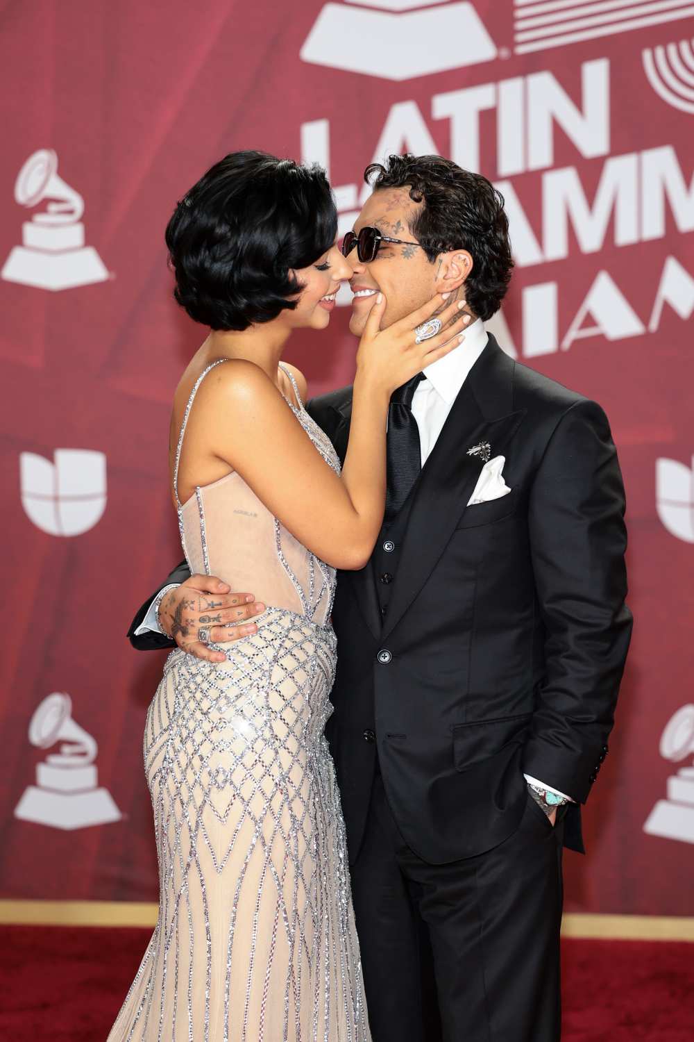 Ángela Aguilar y Christian Nodal.