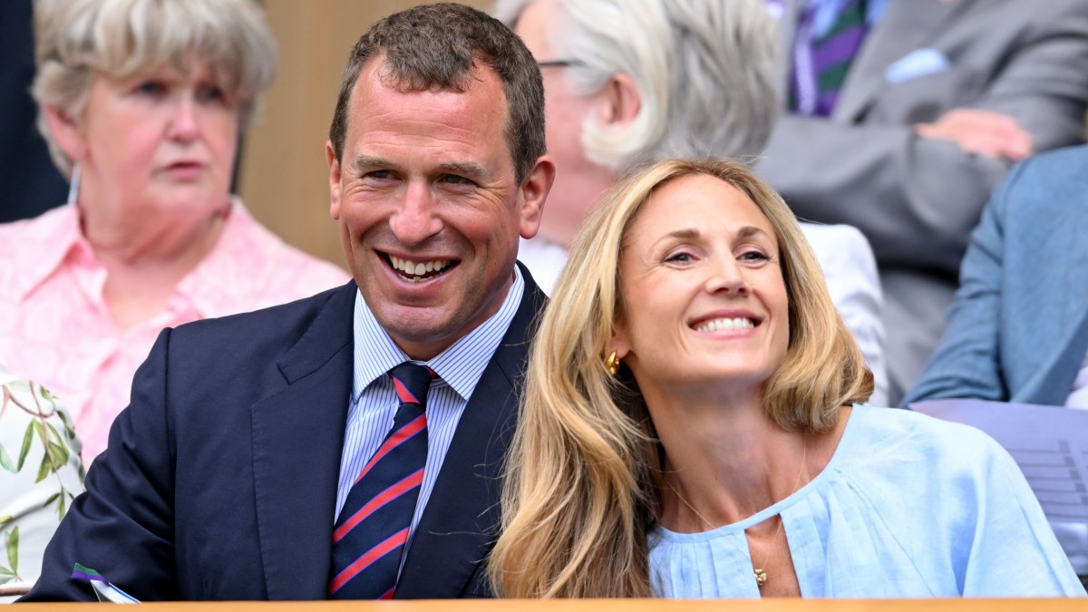 Peter Phillips Attends Wimbledon With Girlfriend Harriet Sperling