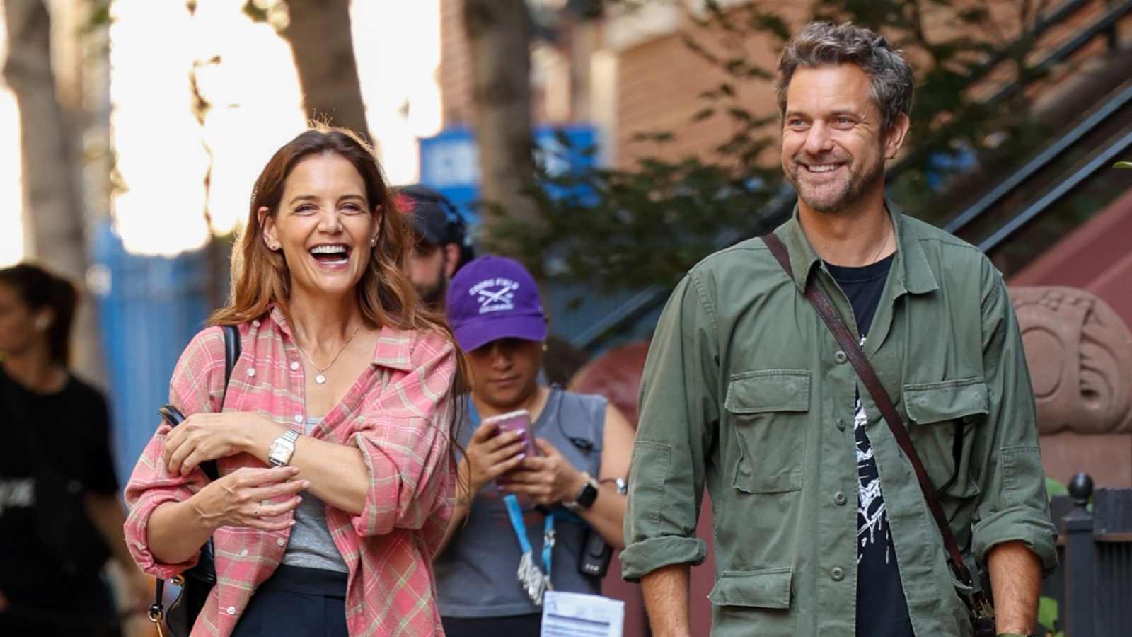 GettyImages 2225467689 Katie Holmes and Joshua Jackson Reunite for Happy Hours