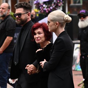 Ozzy Osbourne’s Family Is Visibly Emotional at His Funeral Procession