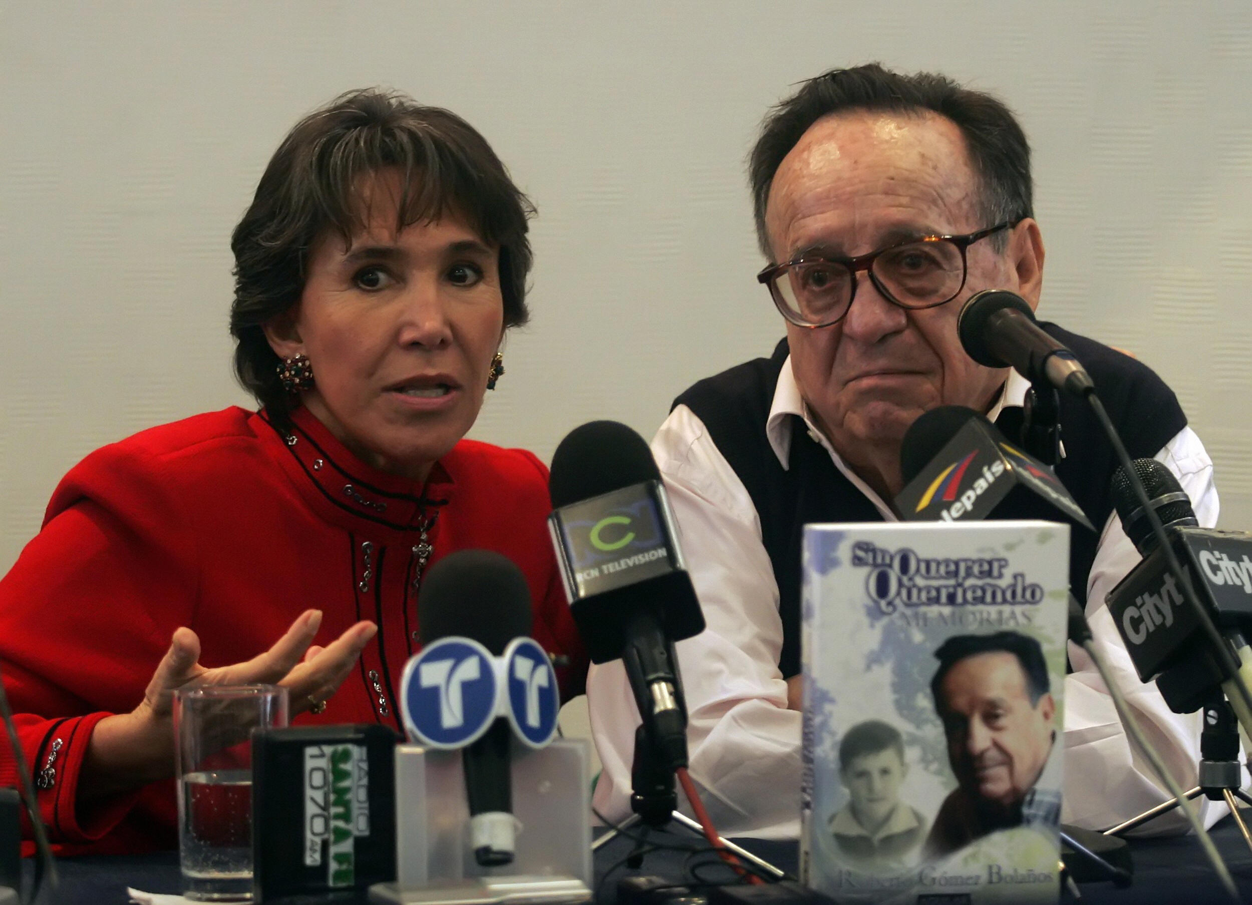Florinda Meza y Roberto Gómez Bolaños.