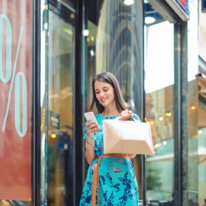 Young woman in the city