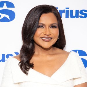 NEW YORK, NEW YORK - MAY 14: Mindy Kaling visits SiriusXM Studios on May 14, 2024 in New York City. (Photo by Santiago Felipe/Getty Images)