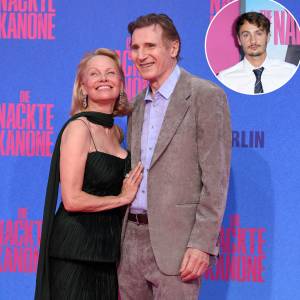 Pamela Anderson s Son Reacts to Mom s Flirty Relationship With Liam Neeson