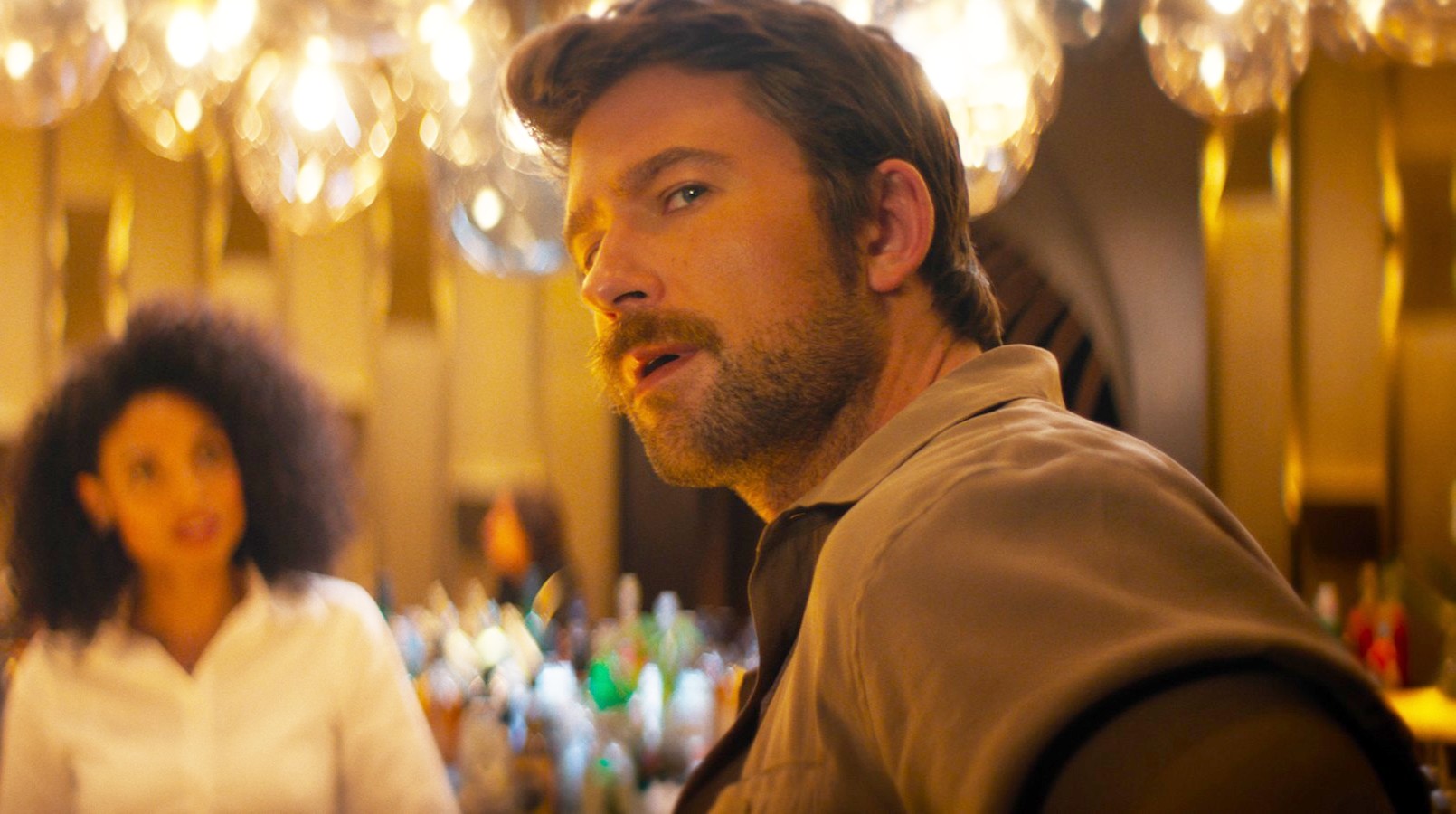 Gabrielle Ryan, Brandon Sklenar in Drop