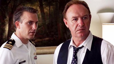Kevin Costner and Gene Hackman in No Way Out