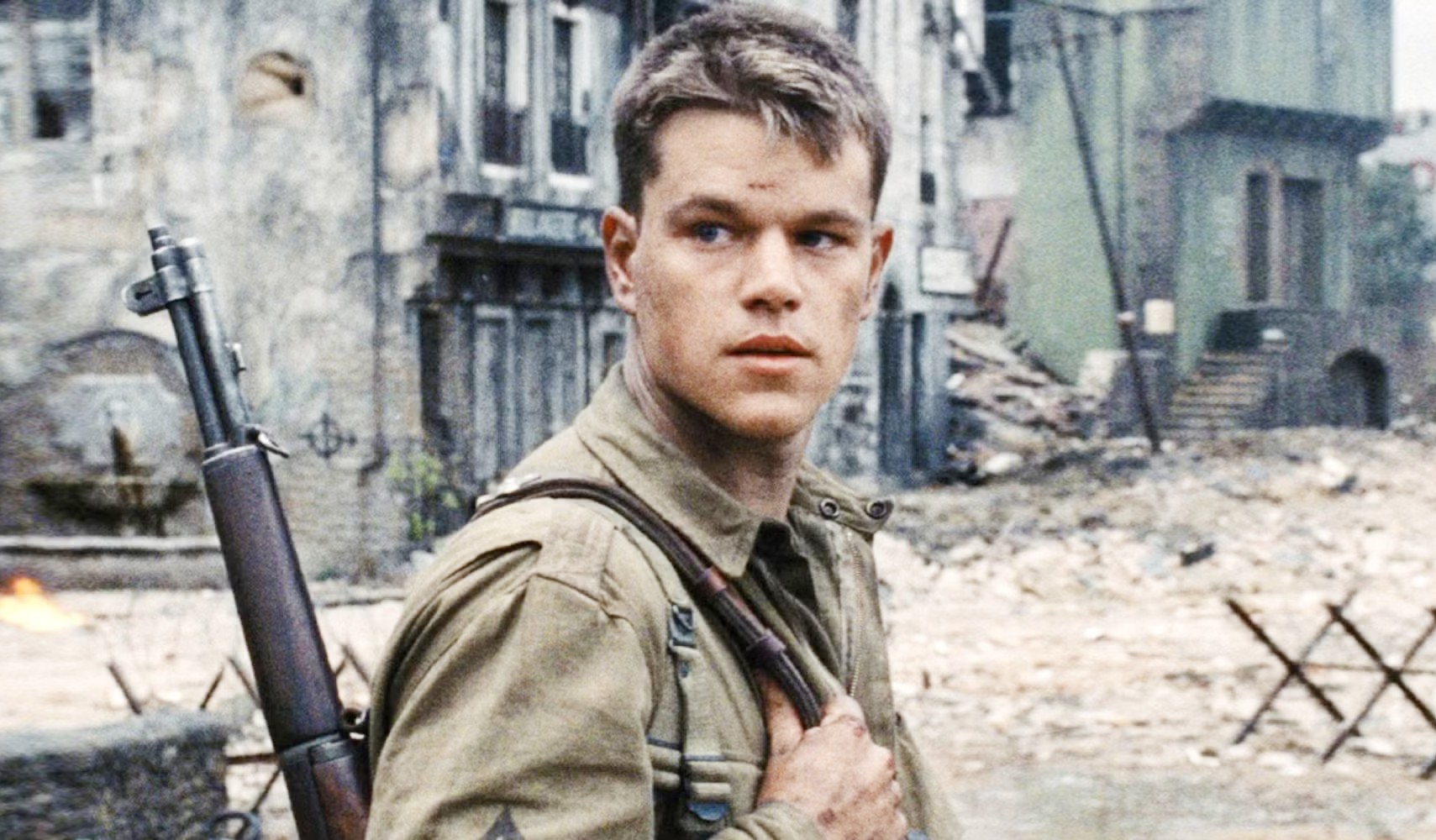 Matt Damon in Saving Private Ryan