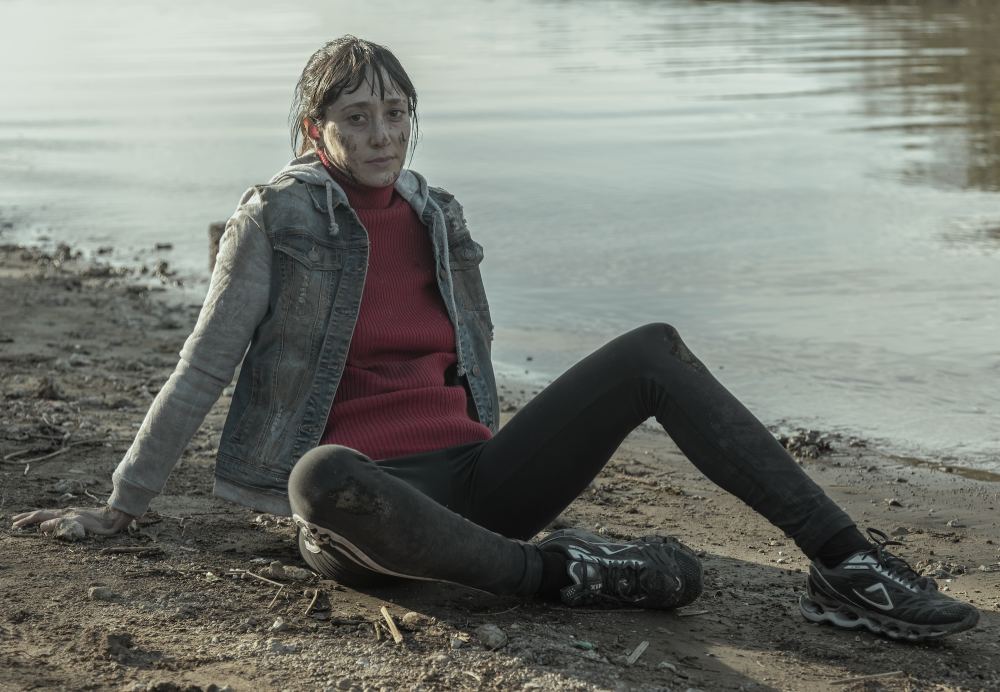 Camila Peralta como Solita en la serie argentina En el barro