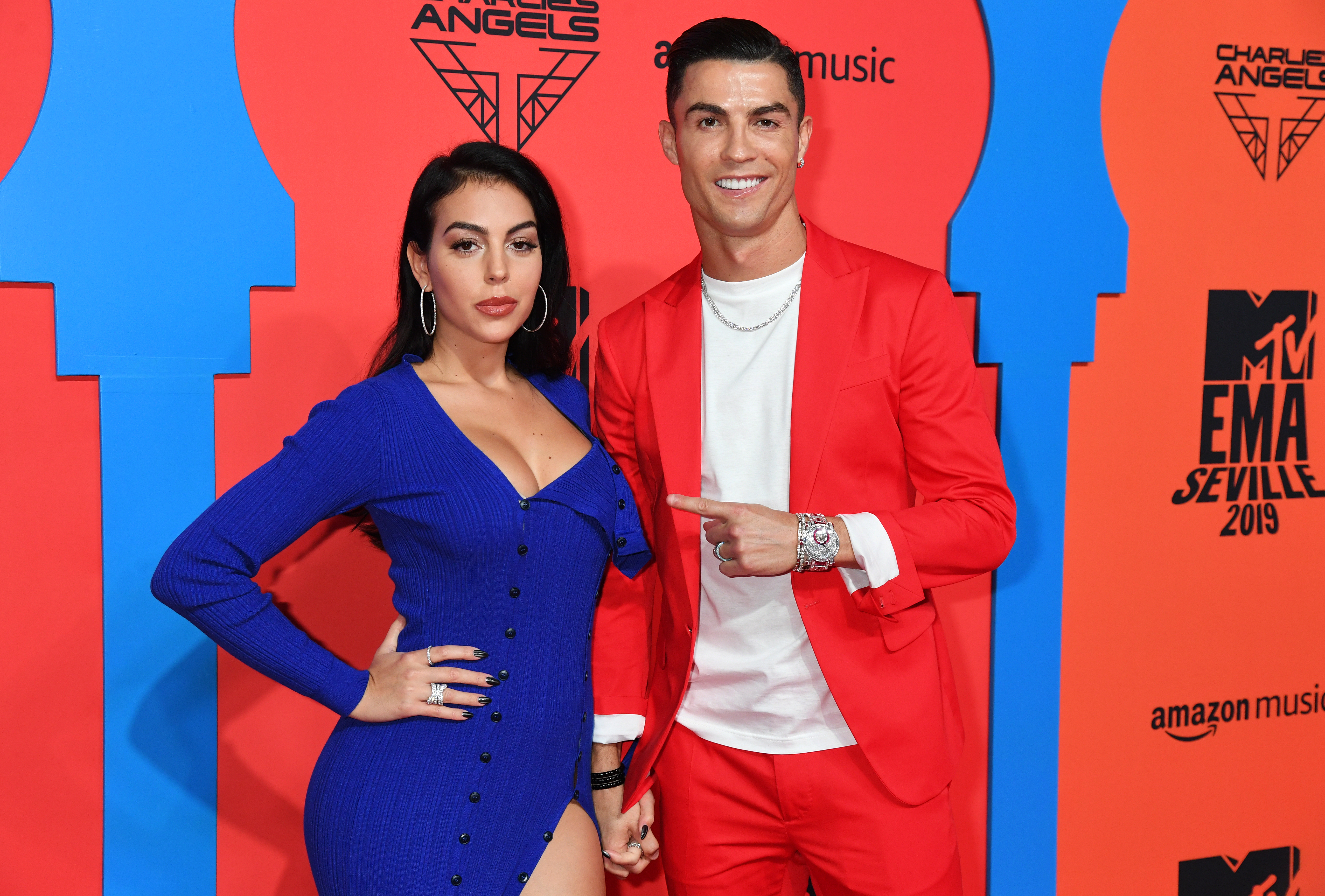 Georgina Rodríguez y Cristiano Ronaldo.