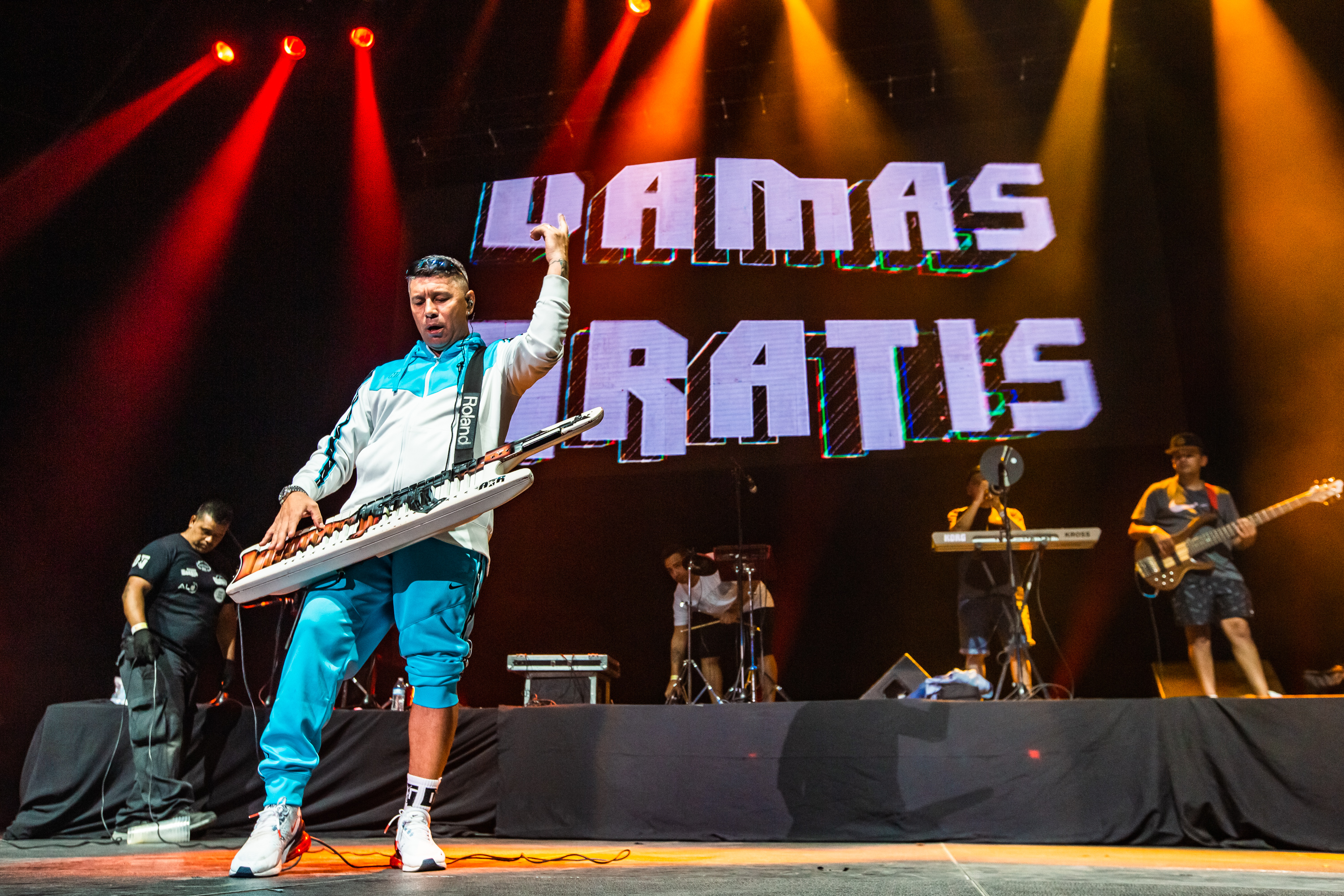 Pablo Lezcano del Grupo argentino Damas Gratis.