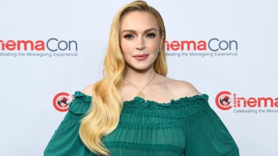 Lindsay Lohan attends CinemaCon 2025- Walt Disney Studios Invites you to its 2025 presentation highlighting its upcoming release schedule at The Colosseum at Caesars Palace during CinemaCon, the official convention of Cinema United, on April 3, 2025, in Las Vegas, Nevada.