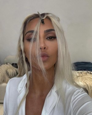 Kim Kardashian Shows Off Hair Transformation, Returns to Blonde: 'About