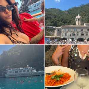 Kourtney Kardashian Rocks Plunging Leopard Swimsuit in Family Photos After Slamming Pregnancy Rumors 001 PROMO