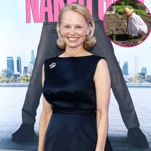 Pamela Anderson Garden Photos