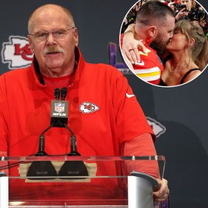 Promo Coach Andy Reid Asked About Giving Speech at Taylor Swift and Travis Kelce Wedding