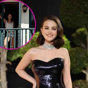 Selena Gomez Flaunts Her Sexy Side in Boyshorts While Posing on a Balcony