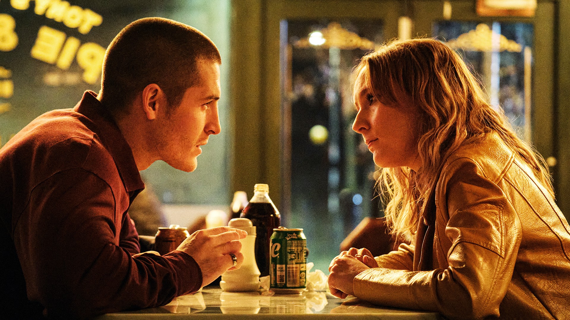 Kieron Moore and Rose Ayling-Ellis in Code of Silence