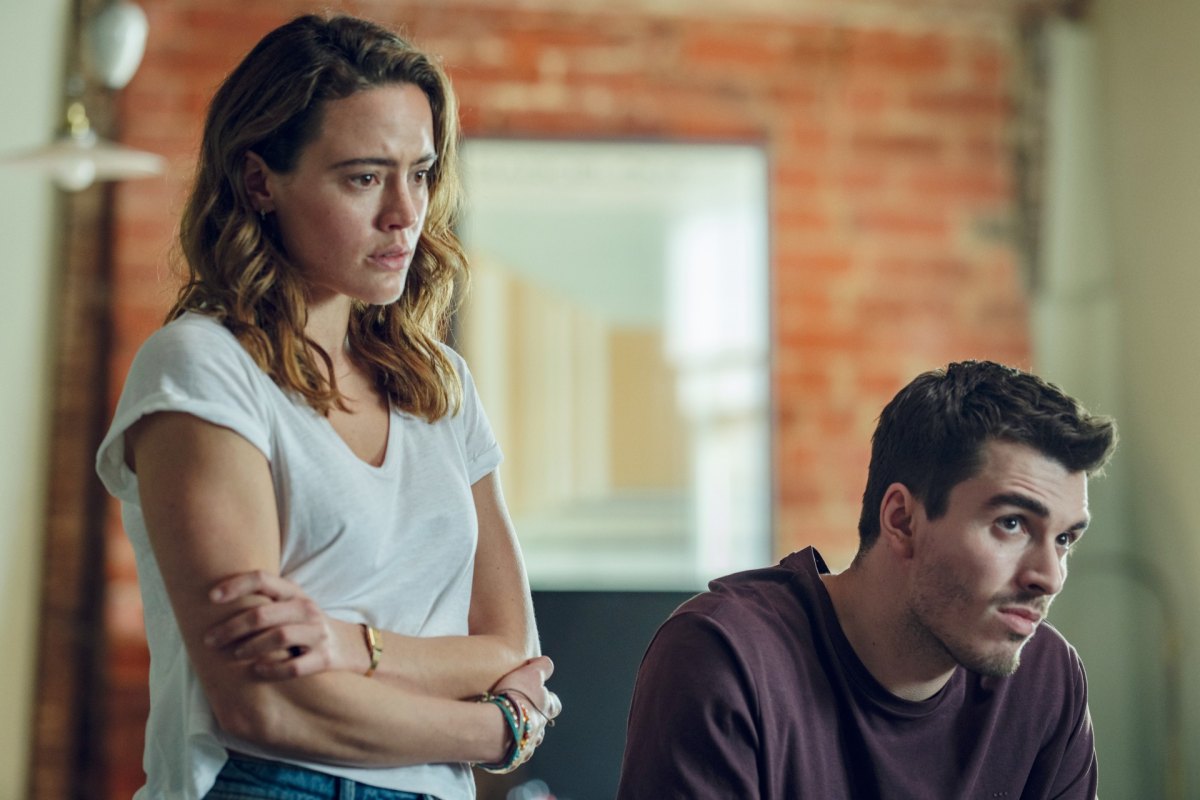 Sophie Robertson and Corey Mylchreest in Hostage