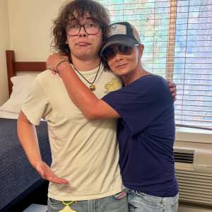 Look Inside Jaime Pressly's Son Dezi's Dorm Room as She Drops Him Off for College