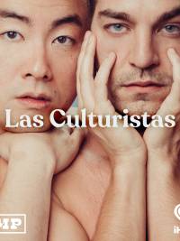 Bowen Yang and Matt Rogers promotional image for Las Culturistas