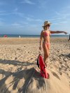 Lindsay Hubbard is radiant at Gingham Bikini while showing a postpartum figure in Hamptons Hotspot