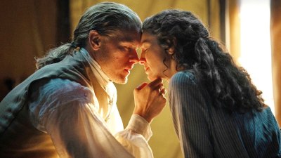 Sam Heughan, Caitriona Balfe in Outlander season 7