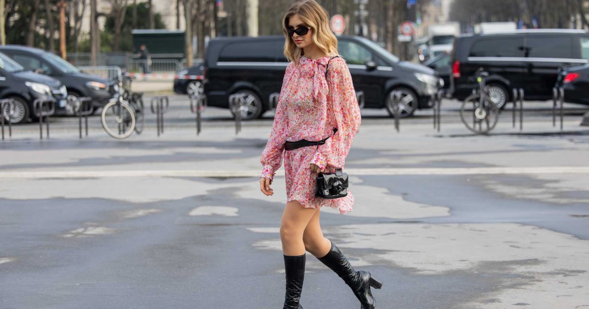 15 Transitional Dresses to Style With Boots From Summer-to-Fall | Us Weekly 15 Transitional Dresses to Style With Boots From Summer-to-Fall | Us Weekly