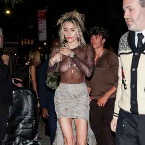 Paris Jackson Goes Braless in See Through Top for NYFW