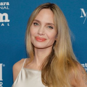SANTA BARBARA, CALIFORNIA - FEBRUARY 05: Honoree Angelina Jolie attends the Maltin Modern Master Award ceremony during the 40th Santa Barbara International Film Festival at Arlington Theatre on February 05, 2025 in Santa Barbara, California. (Photo by Tibrina Hobson/Getty Images for Santa Barbara International Film Festival)
