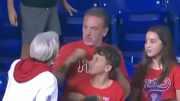 Feature Dad Involved in Viral Ball Snatching Controversy Urges Fans Not to Attack Phillies Karen