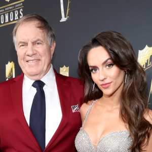 GettyImages-2198082080 Jordon Hudson Bill Belichick February 2025