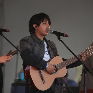 Macario Martínez en una de sus primeras actuaciones