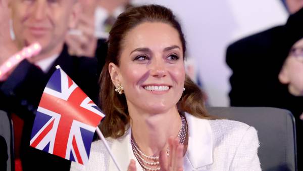 Catherine, Princess of Wales attends a concert to mark the 80th Anniversary of VE Day at Horse Guards Parade on May 08, 2025 in London, England. The King and Queen, joined by Members of the Royal Family, will take part in events from May 5th to May 8th to commemorate the 80th anniversary of VE Day, which signalled the end of the Second World War in Europe.