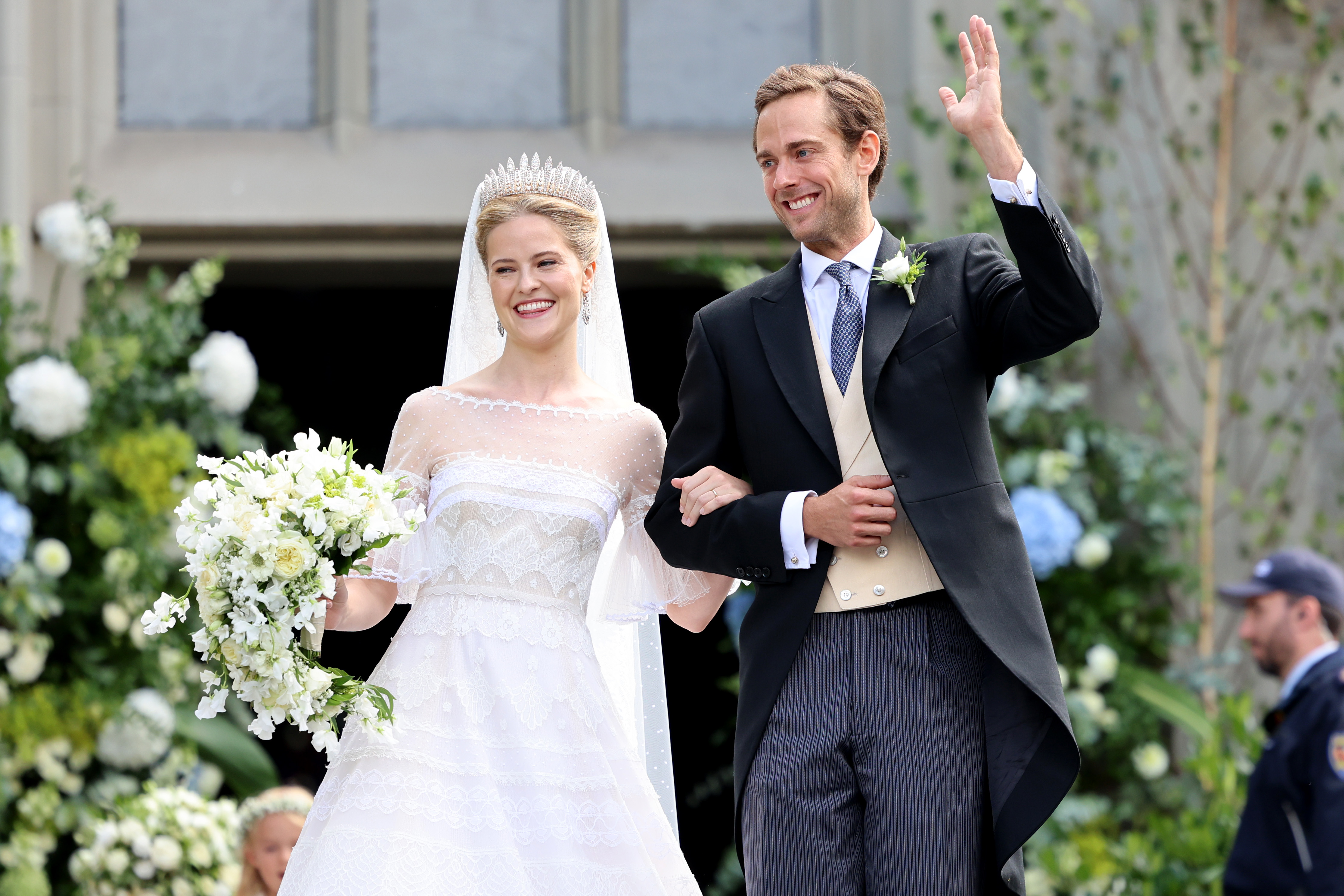 Princesa Marie Caroline de Liechtenstein y Leopoldo Maduro Vollmer.