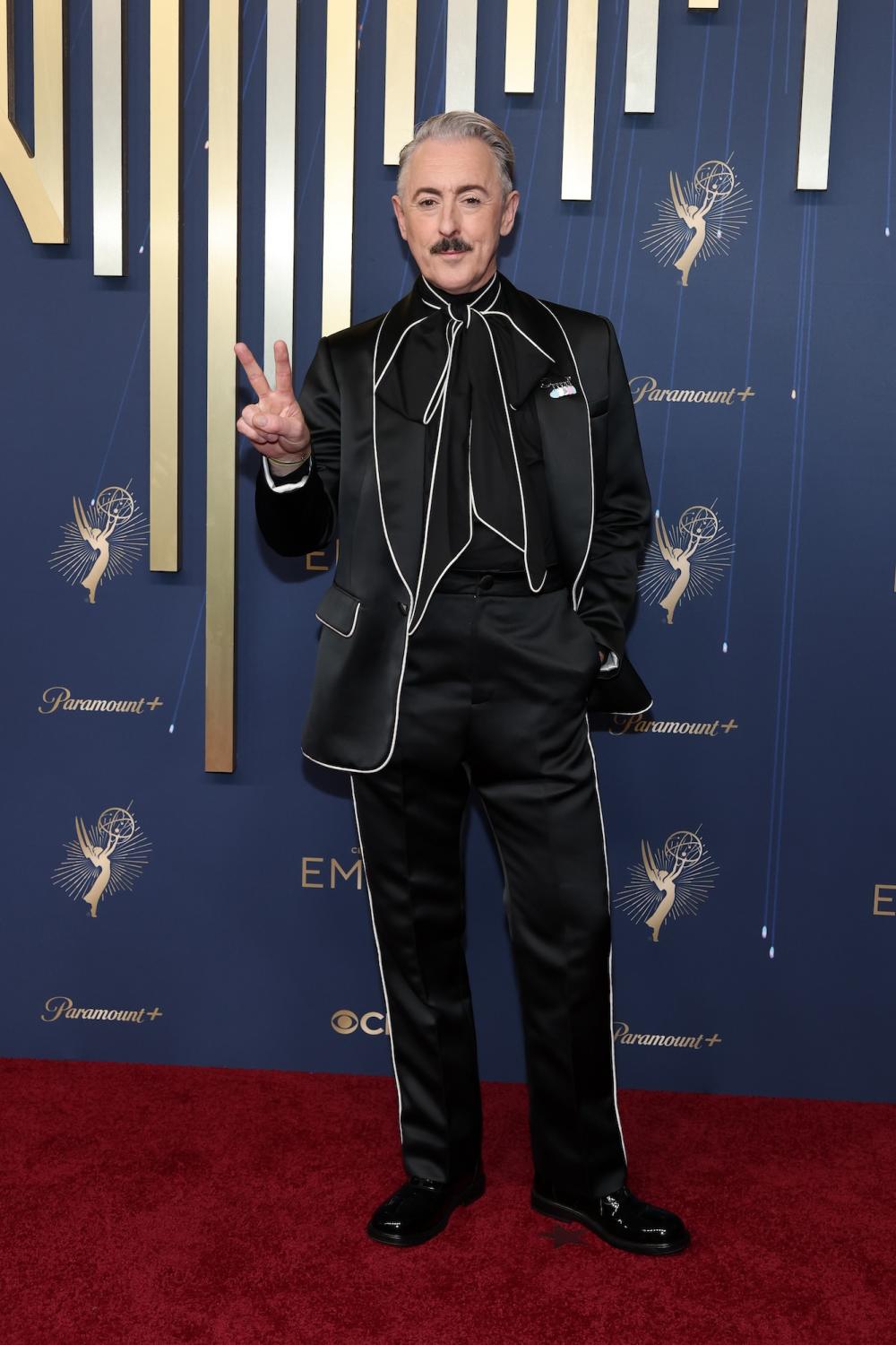 Alan Cumming Looks Dapper in Suit With Massive Bow at 2025 Emmys | Us ...